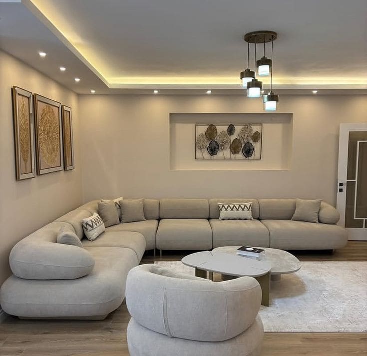 Soft lounge preview with refined residential styling.