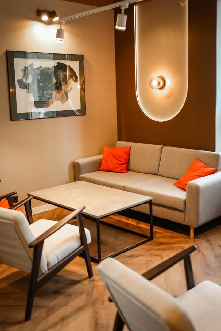 Refined Living Room Transformation after